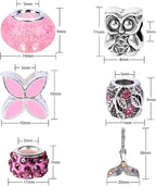 European Large Hole Spacer Charm Beads - Image 2
