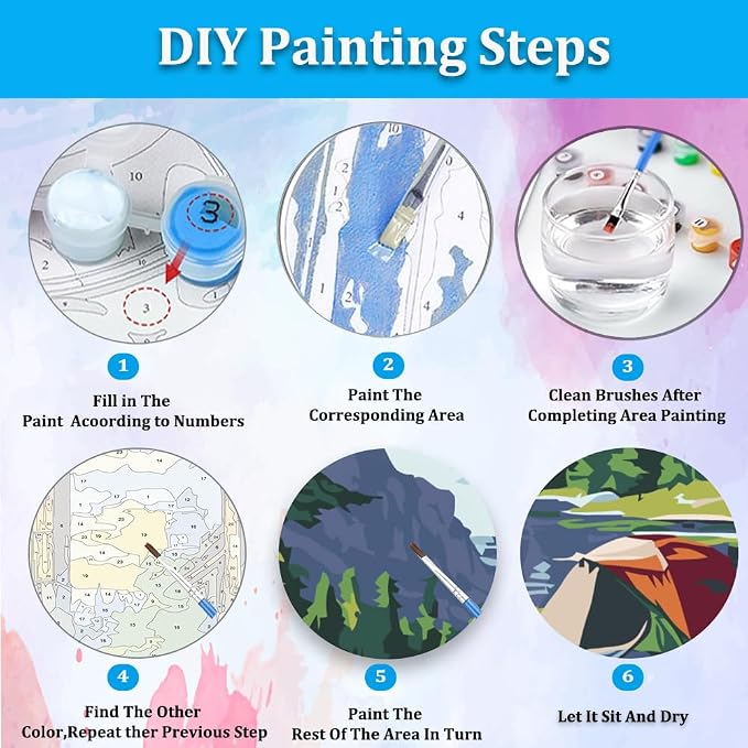 Artunion Framed Paint by Numbers Kit - Image 6