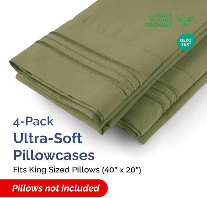 King Pillow Cases Set of 4 - Image 2