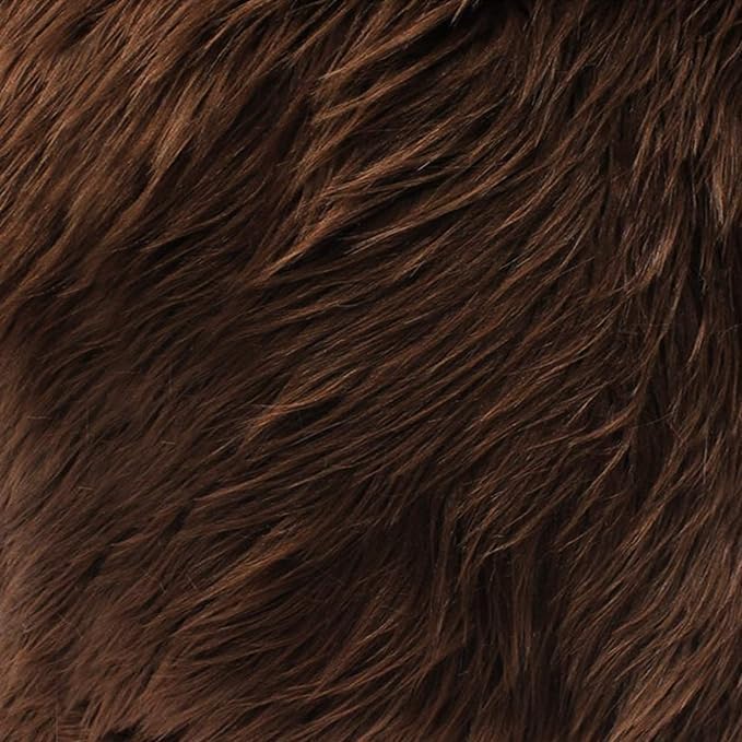 Faux Fake Fur Long Pile Luxury Shaggy/Craft, Decorations / 60" Wide/Sold by The by FabricEmpire