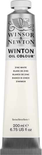 Winsor & Newton Winton Oil Color, 200ml Tube, Zinc White - Image 11