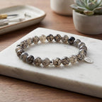 35pcs Smooth Natural Polish Grey Agate Beads，10mm Dragon Vein Gemstone Round - Image 4