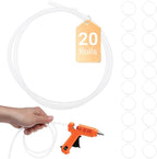 20 Pack Long Hot Glue Stick Rolls by ENPOINT