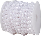 8mm Crafts Faux Pearl Beads Garland Pearl Bead Roll Strand of Pearls to by YoungJewl