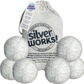 Wool Dryer Balls Laundry Reusable - Odor Eliminating Dryer Laundry Balls with Silver Technology - Natural Fabric Softener and Static Reducer, Reduce Drying Time and Energy Costs - 6 Pack