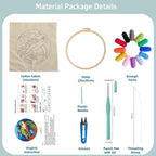 Punch Needle Kits Black Bear Embroidery Starter Set - Image 3