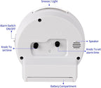 Tinload 4.3" No Ticking Analog Alarm Clock, Silent Readable - Image 6