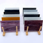 LITMIND 12 Sheets Stained Glass Variety Pack, 4 x 6 Inch Mosaic Glass Tiles - Image 3