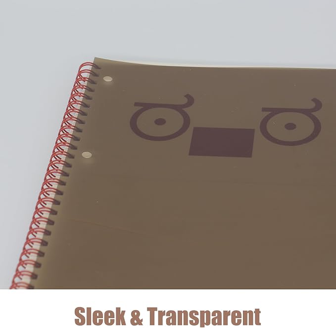 10-Pack A4 Colored PVC Flexible Plastic Sheets, 0.3mm Brown Transparent Film - Image 4