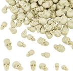 arricraft 140 Pcs 3 Sizes Mini Plastic Skull Heads, Halloween Skeleton by ARRICRAFT