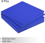 MECCANIXITY EVA Foam Sheets Blue 9.8 Inch x 9.8 Inch 10mm Thick Crafts Foam - Image 3