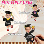 90 Set Graduation Hat Gown Cutout Graduation Bulletin Board Decoration Black - Image 3