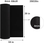EVA Foam, Cosplay Foam Roll, Size 8mm Thick.39 x 59in（16sqft）. Suitable - Image 2