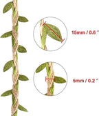 33 feet Natural Twine Red Leaf Jute 3ply 2MM Rope Hemp Burlap Ribbon String - Image 8