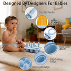 Silicone Baby Popsicle Molds for Teething Relief - Image 2