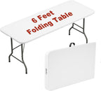 Elevon 6FT Folding Tables – Heavy Duty Portable Foldable Table - Image 8