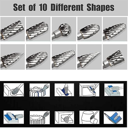 Tungsten Carbide Rotary Burr Set - Image 6