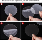 4Inch Round Acrylic Blanks Ornament 20Pcs Clear Acrylic Disc Circle | - Image 6