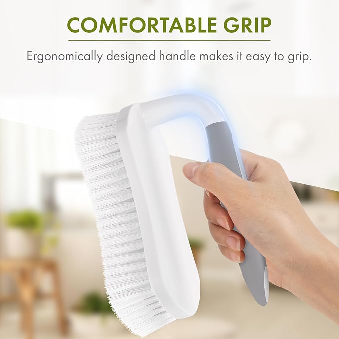 Amazer Scrub Brush for Cleaning Comfort Grip Bathtub Scrubber Stiff Bristles - Image 3