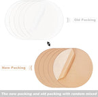 BENECREAT 5PCS 5 Inch Clear Acrylic Sheet Round Circle Dis Acrylic Sheet - Image 6