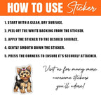 MAIANEY | Yorkshire Terrier Stickers, Cute Yorkshire Terrier Vinyl Decals - Image 5