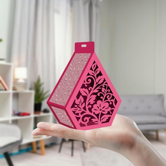 3D Diamond-Shaped Box Metal Cutting Dies Hollow Out Plant Box Die Cuts Carbon - Image 5