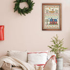 FREEBLOSS Cross Stitch Wall Hanging Kits Stamped Embroidery Starter Kits Pre - Image 7
