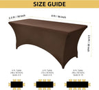 2-Pack 8ft Spandex Table Covers - Image 4