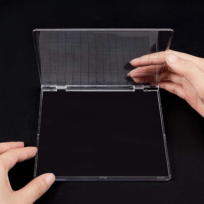 PH PandaHall Acrylic Stamp Block 5.9x6.1" Perfect Positioning Stamping Clear - Image 4