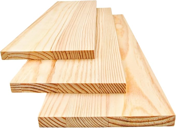 3PCS Rectangle Wood Boards Unfinished Wood Blocks - Image 7