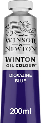 Winsor & Newton Winton Oil Color, 200ml Tube, Dioxazine Blue by WinsorNewton
