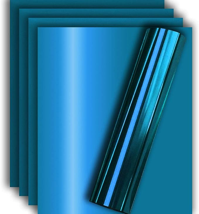 Aqua Foil HTV Heat Transfer Vinyl by TvinylWarehouse