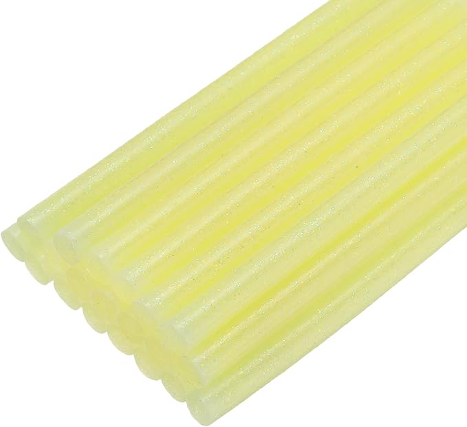 uxcell 20pcs Hot Glue Sticks for Glue Gun 7mm/0.28-inch x 4-inch Mini Hot Melt by uxcell