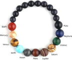 ONLYJUMP Planet Bracelet Solar System Universe Galaxy Bracelet Handmade Natural - Image 4