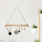 2 Pcs Decorative Floating Wall Shelves Coat Hooks Driftwood Branch Hook Branch - Image 4