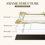 Cuspin 4x6 Picture Frame, Antique Baroque Style Frame - Image 6