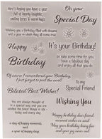 Special Day Blessing Words Clear Stamps Silicone Stamp Cards - Image 3