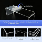 Acrylic Risers 8 Pcs – Clear Rectangular Display - Image 5
