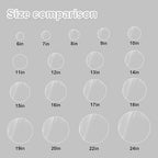 KINLINK 20in Plexiglass Sheets 1/8 inch Thick, 3mm Clear Circle PET Plastic - Image 7