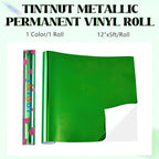 Tintnut Holographic Permanent Vinyl Roll 12in x 5ft Green Adhesive Vinyl | - Image 2