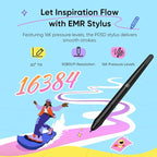 XPPen Deco mini7W V2 Wireless Drawing Tablet, 16384 Levels Pressure Digital - Image 4
