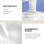Nicpro Metallic Pearl White Acrylic Paint, 8.45oz/250ml White Craft Paint | - Image 2