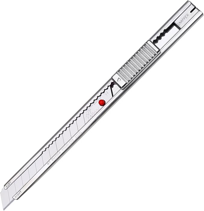NT Cutter PRO Auto-Lock Stainless Steel Utility Knife 9mm by NT+Cutter