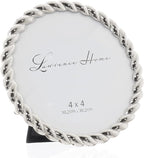 Lawrence Frames Metal Frame, Rope Design, 4x4 Round - Image 3