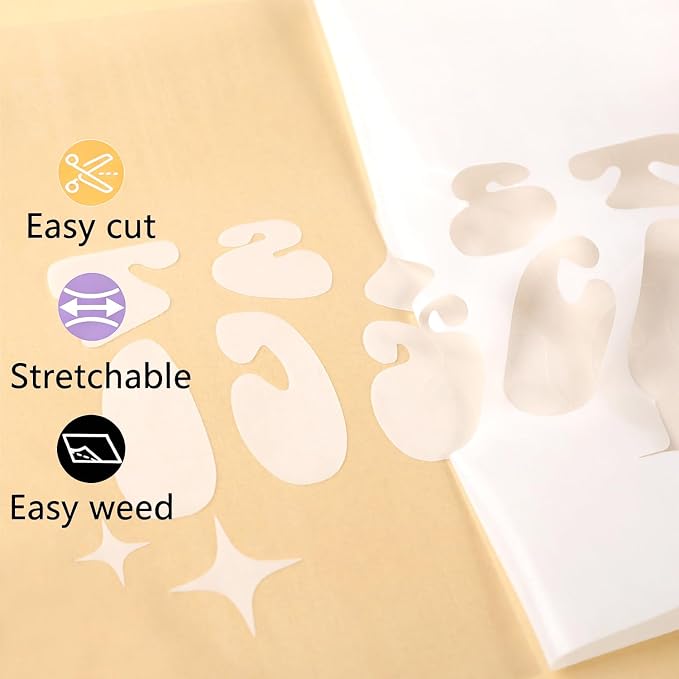 guangyintong Heat Transfer Vinyl Lucency HTV Rolls, Matte Surface HTV Vinyl - Image 3