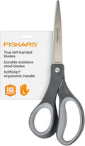 Fiskars 8" Left-Handed Titanium All Purpose Scissors by Unknown