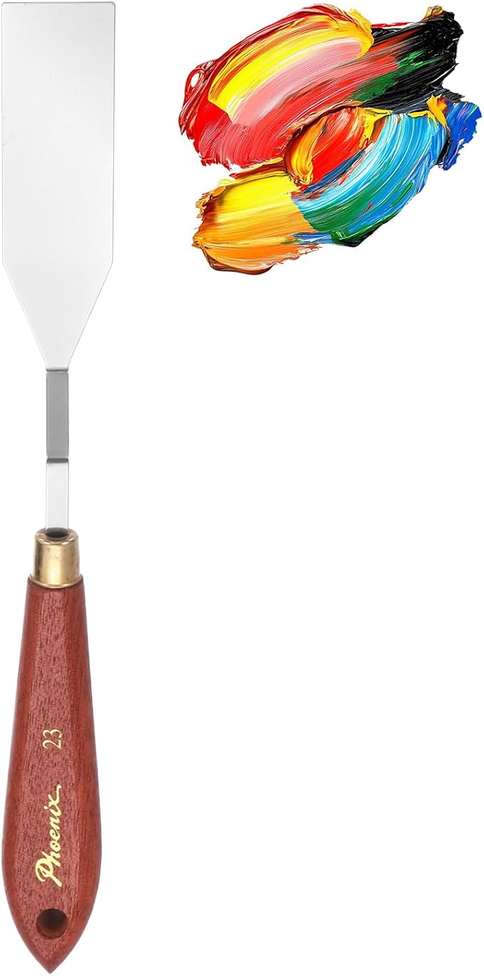 MECCANIXITY Pack of 1 Palette Knife No.23, 7.6" Long Palette Knives by MECCANIXITY