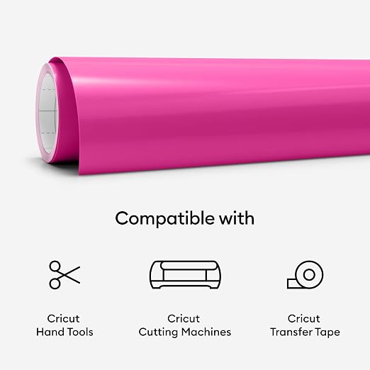 Cricut® Heat-Activated, Color-Changing Vinyl – Magenta/Light Pink - Image 7