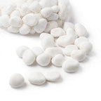 River Rocks Decorative Ornamental Vase Filler 1"-1.5" White Aquarium Gravel 30 by RoyalImports