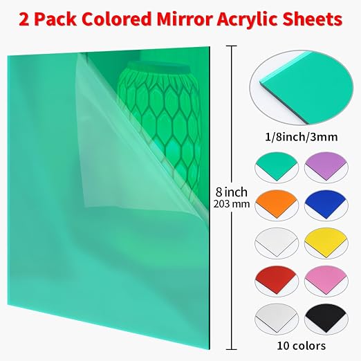Mirror Acrylic Sheets 1/8 ” Thick - Image 2